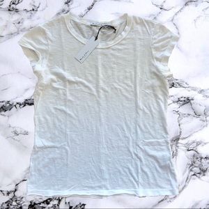 MICHAEL STARS ⭐️ simple white crewneck tee